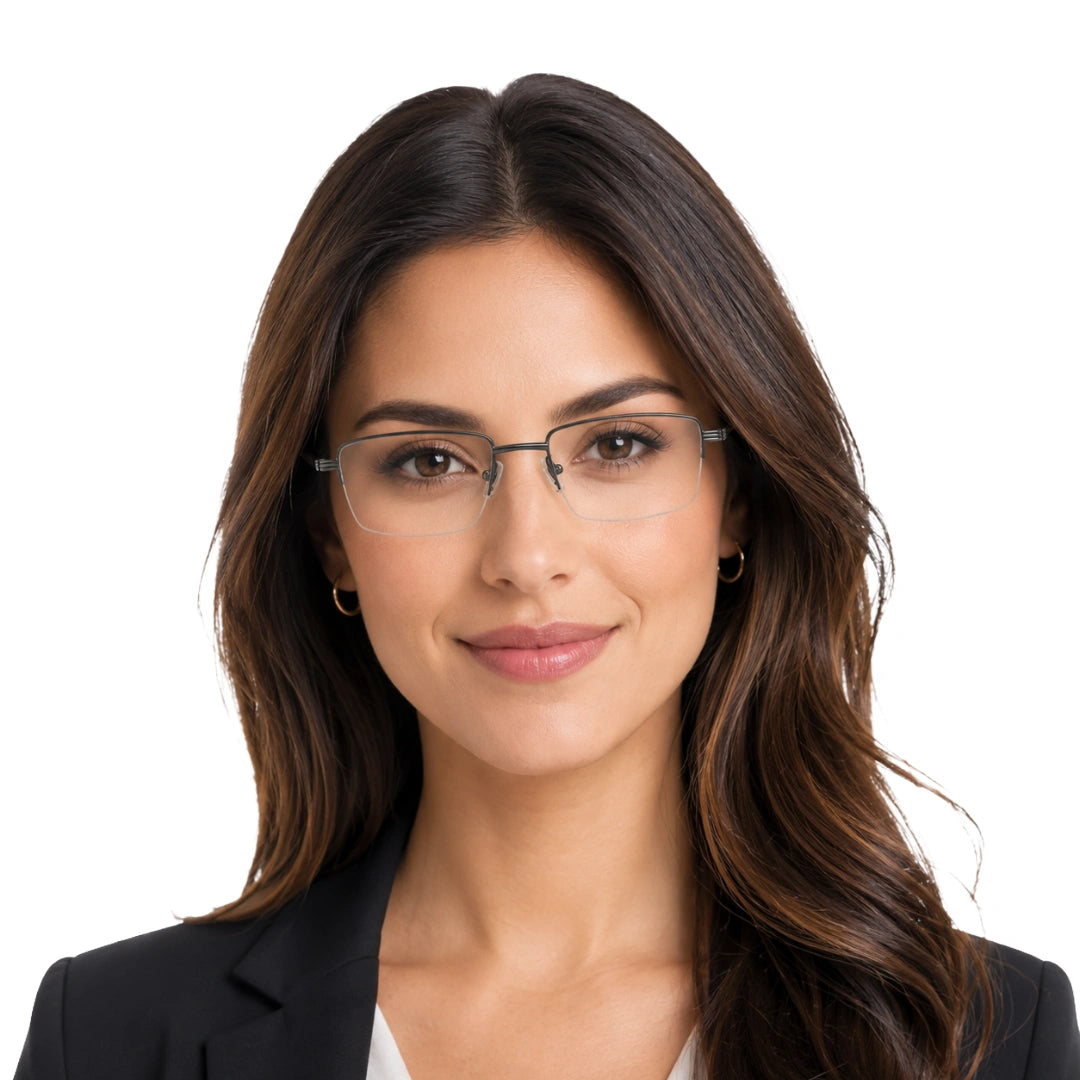 Zoe Miller ZM 7512 | Modern Half-Rim Optical Eyeglasses-6