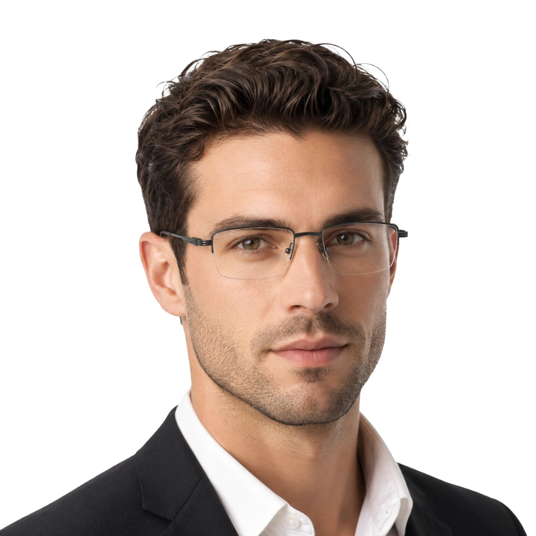 Zoe Miller ZM 7512 | Modern Half-Rim Optical Eyeglasses-7