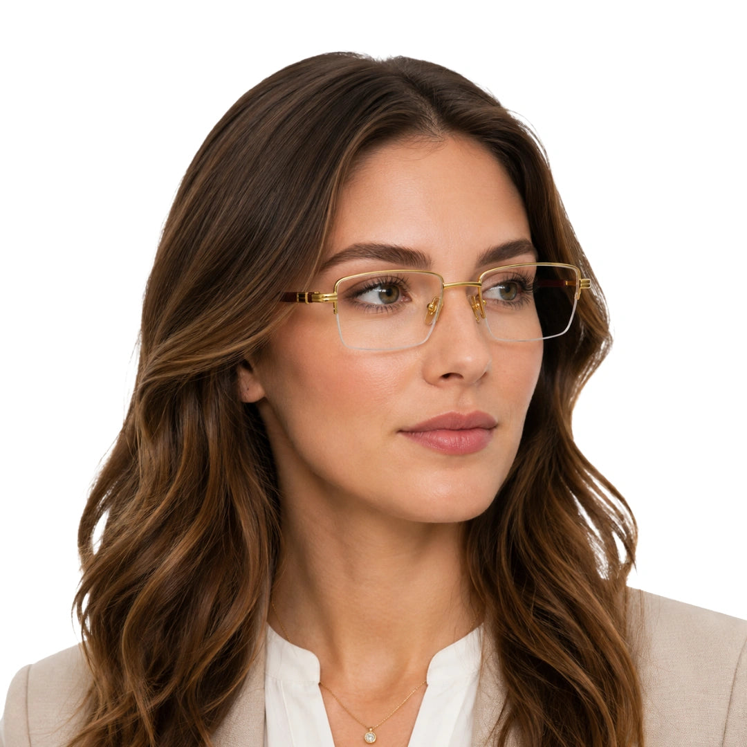 Zoe Miller ZM 7514 | Timeless Half-Rim Luxury Eyeglasses-zoom-6