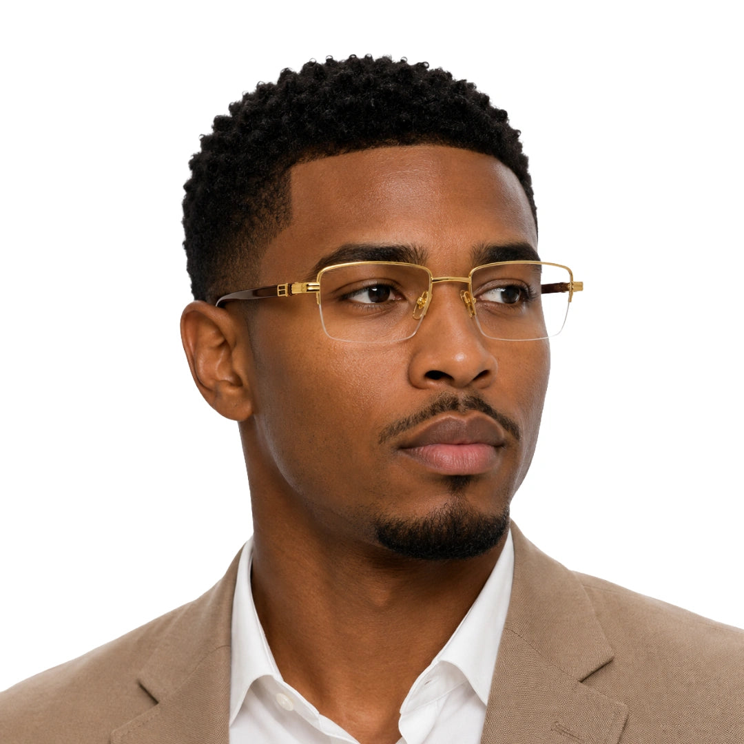 Zoe Miller ZM 7514 | Timeless Half-Rim Luxury Eyeglasses-9