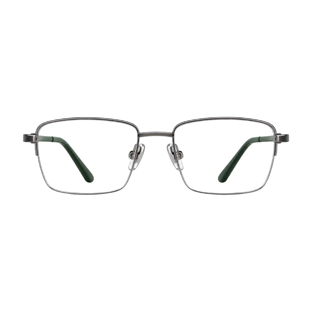 Zoe Miller ZM 7515 | Gunmetal Rectangle Optical Frame-1
