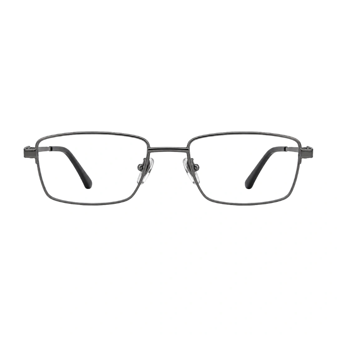 Zoe Miller ZM 7518 | Classic Rectangular Metal Prescription Eyeglasses-1