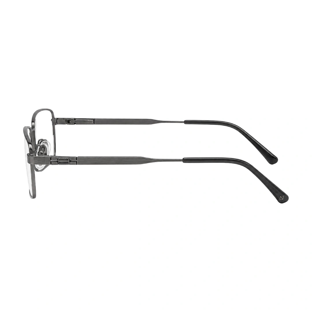 Zoe Miller ZM 7518 | Classic Rectangular Metal Prescription Eyeglasses-zoom-2