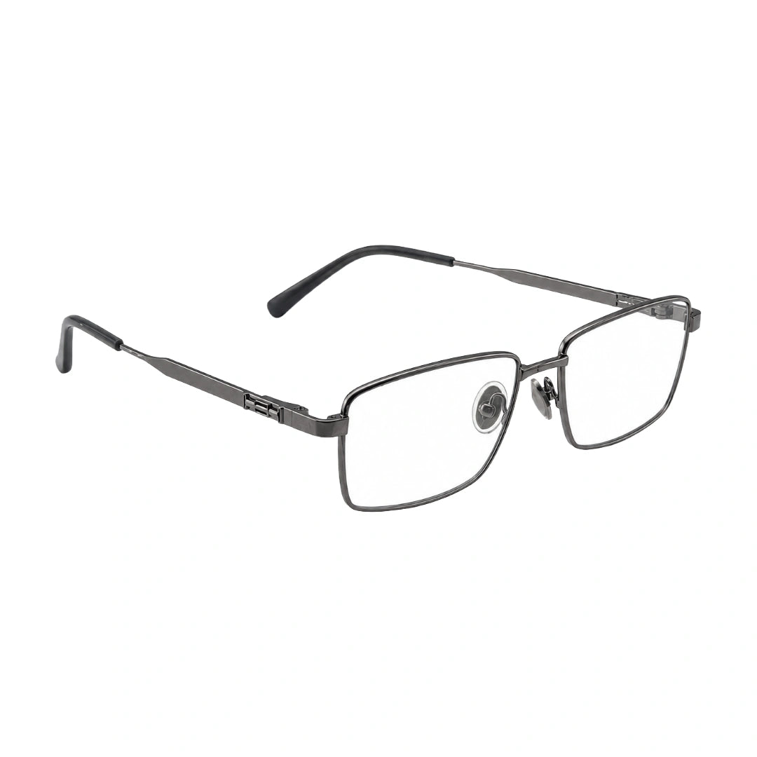 Zoe Miller ZM 7518 | Classic Rectangular Metal Prescription Eyeglasses-zoom-5