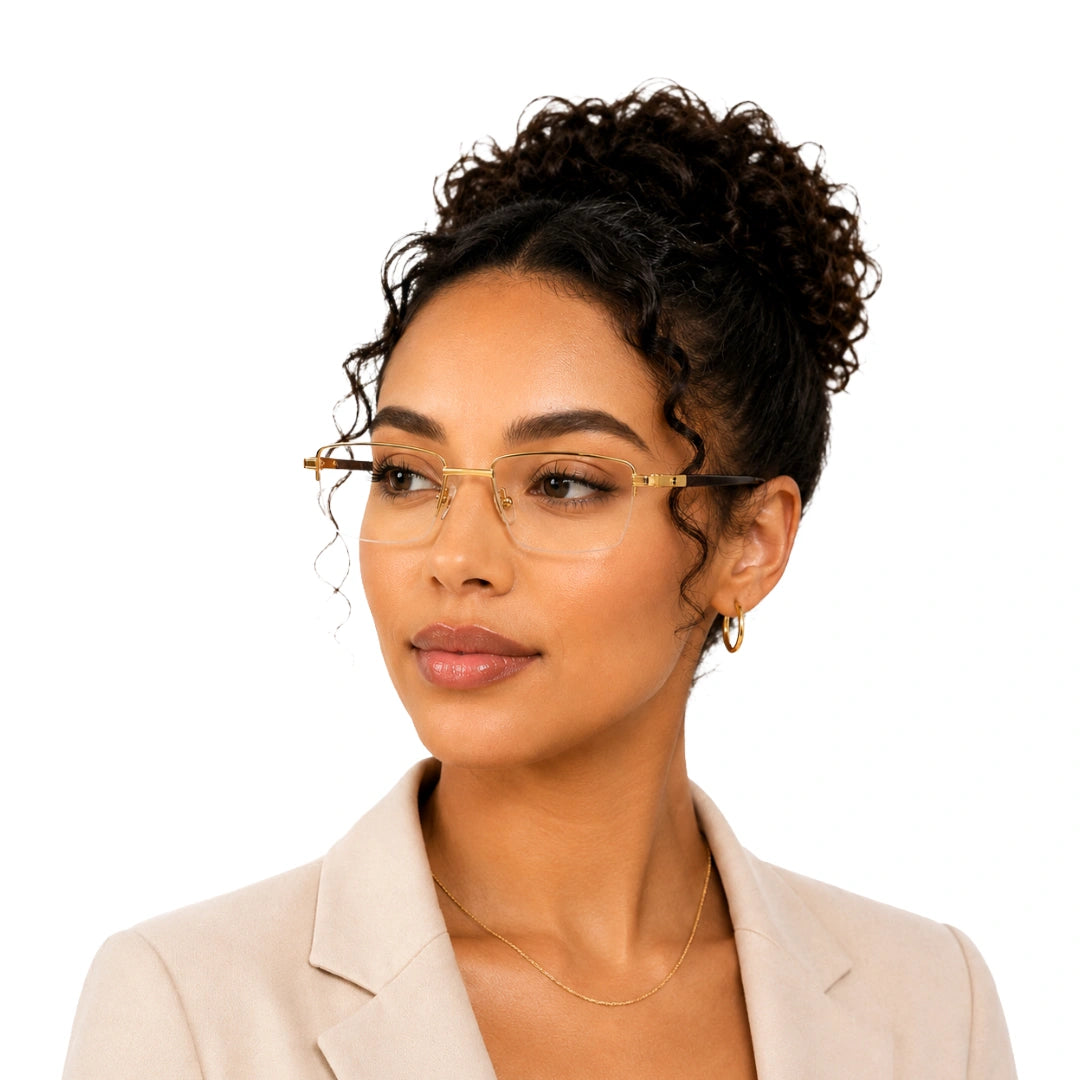 Zoe Miller ZM 7519 | Semi-Rimless Prescription Eyeglasses-zoom-24
