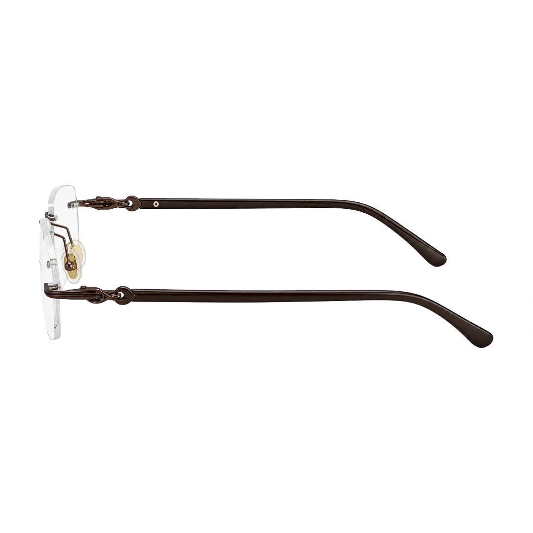 Zoe Miller ZM 7522 | Executive Rimless Prescription Frame-zoom-3