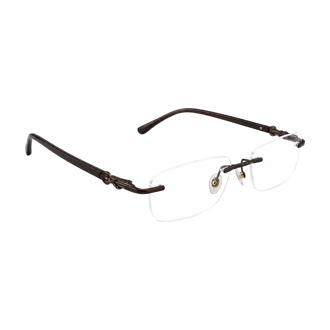Zoe Miller ZM 7522 | Executive Rimless Prescription Frame-5