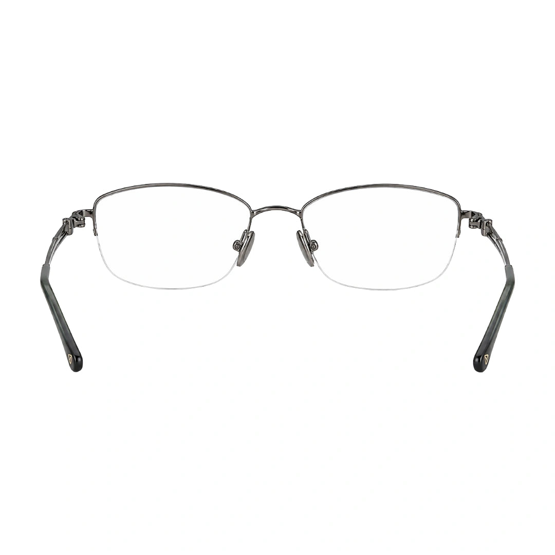 Zoe Miller ZM7535 | Architectural Half-Rim Prescription Eyeglasses-zoom-4