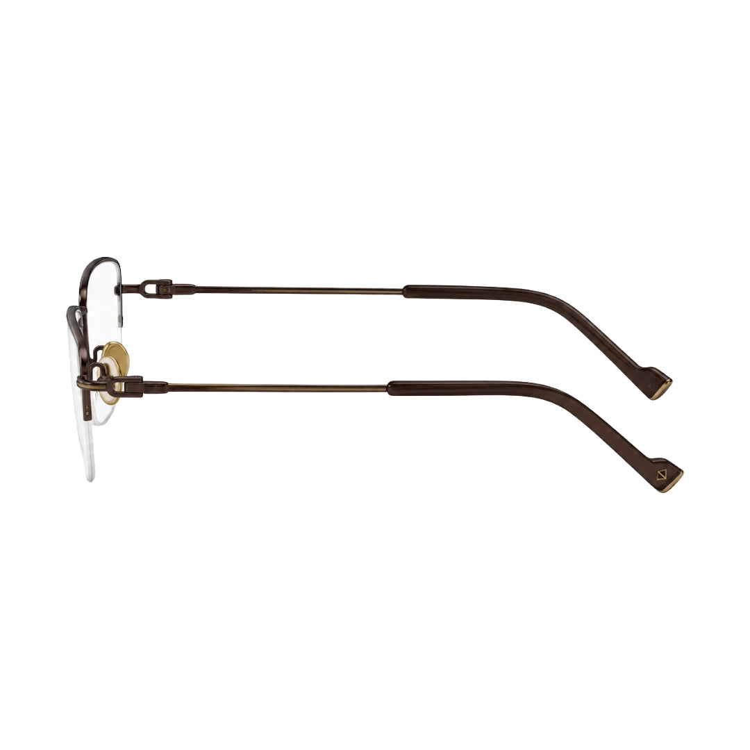 Zoe Miller ZM7537 – Half-Rim Rectangular Metal Eyeglasses | Premium Frame for Men & Women-zoom-3