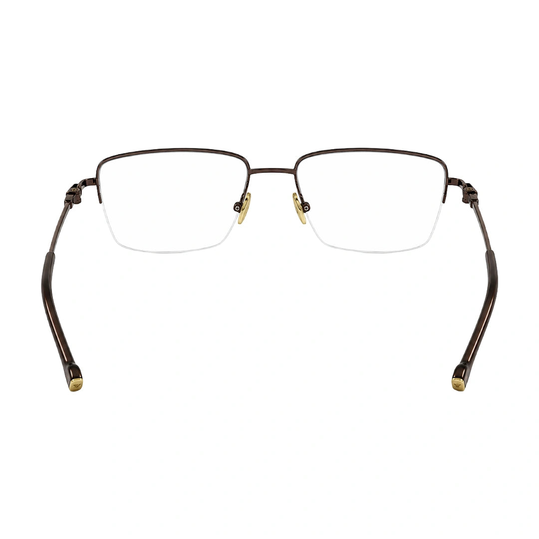 Zoe Miller ZM7537 – Half-Rim Rectangular Metal Eyeglasses | Premium Frame for Men & Women-4