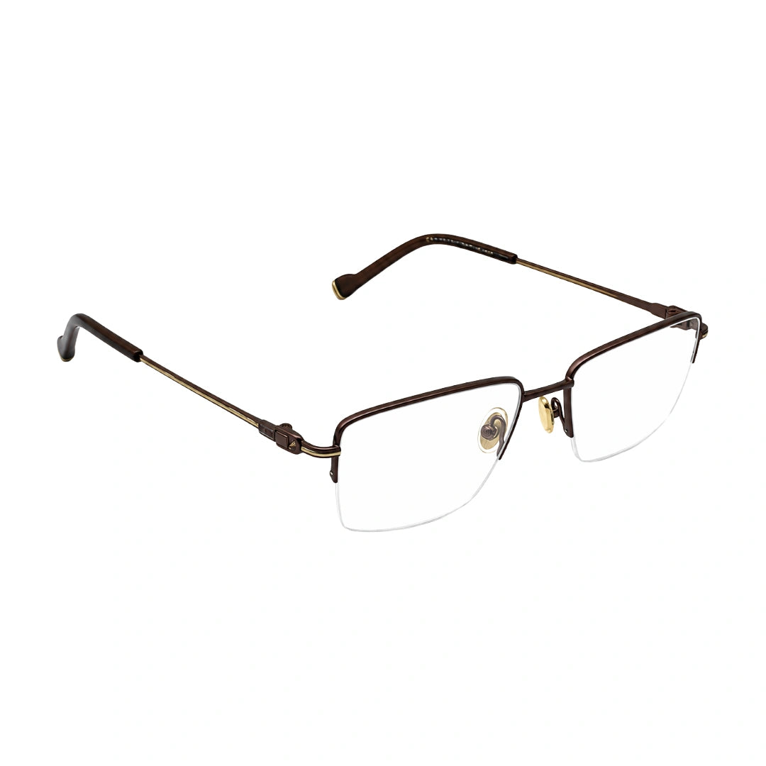 Zoe Miller ZM7537 – Half-Rim Rectangular Metal Eyeglasses | Premium Frame for Men & Women-zoom-5