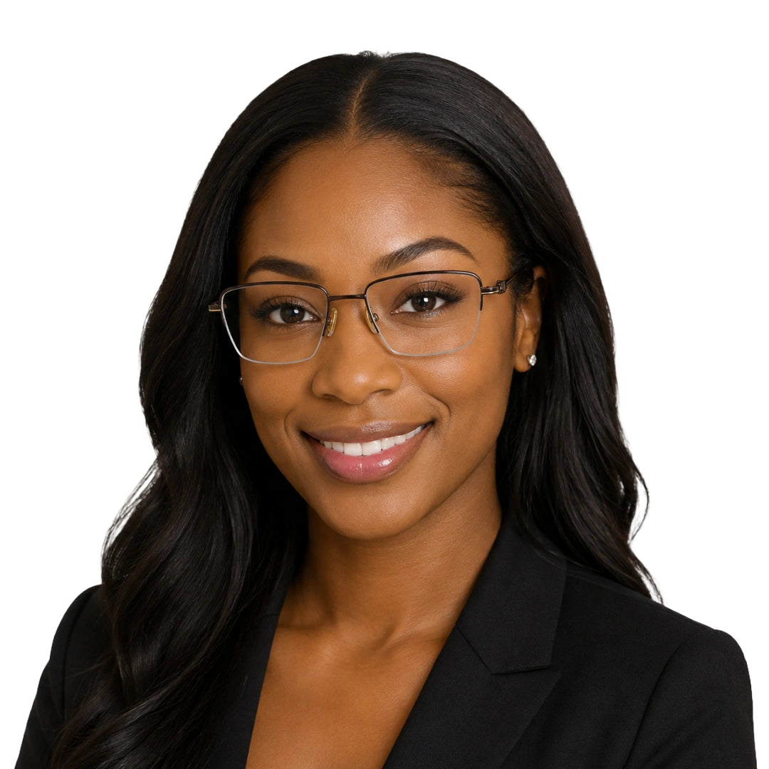 Zoe Miller ZM7537 – Half-Rim Rectangular Metal Eyeglasses | Premium Frame for Men & Women-zoom-8