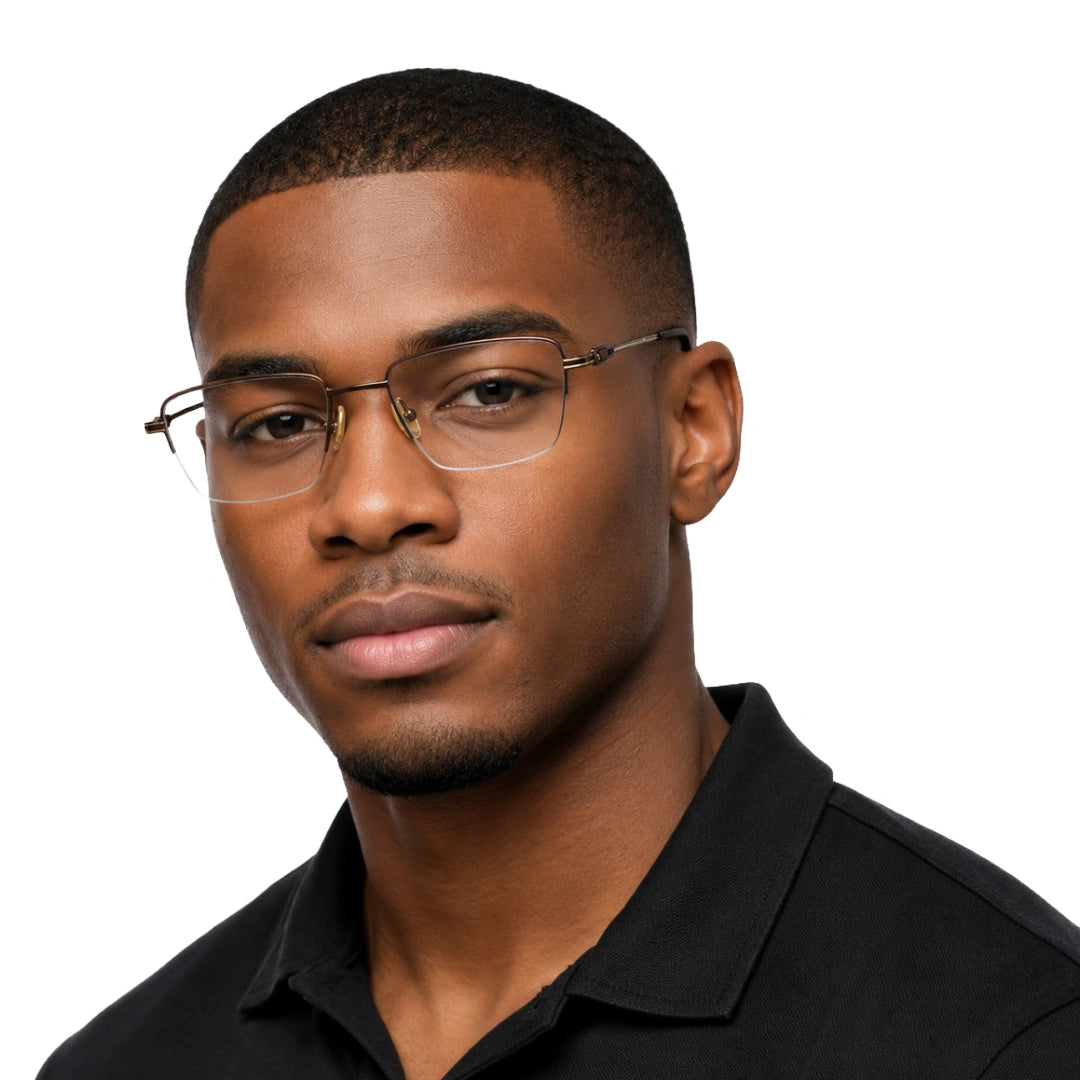 Zoe Miller ZM7537 – Half-Rim Rectangular Metal Eyeglasses | Premium Frame for Men & Women-zoom-9