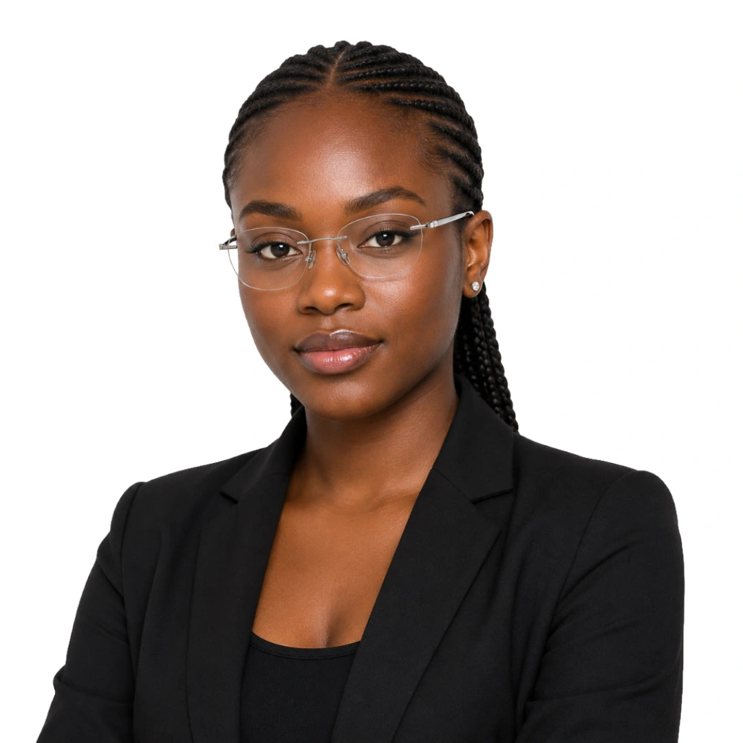 Zoe Miller ZM7542 | Professional Rimless Prescription Frame-6