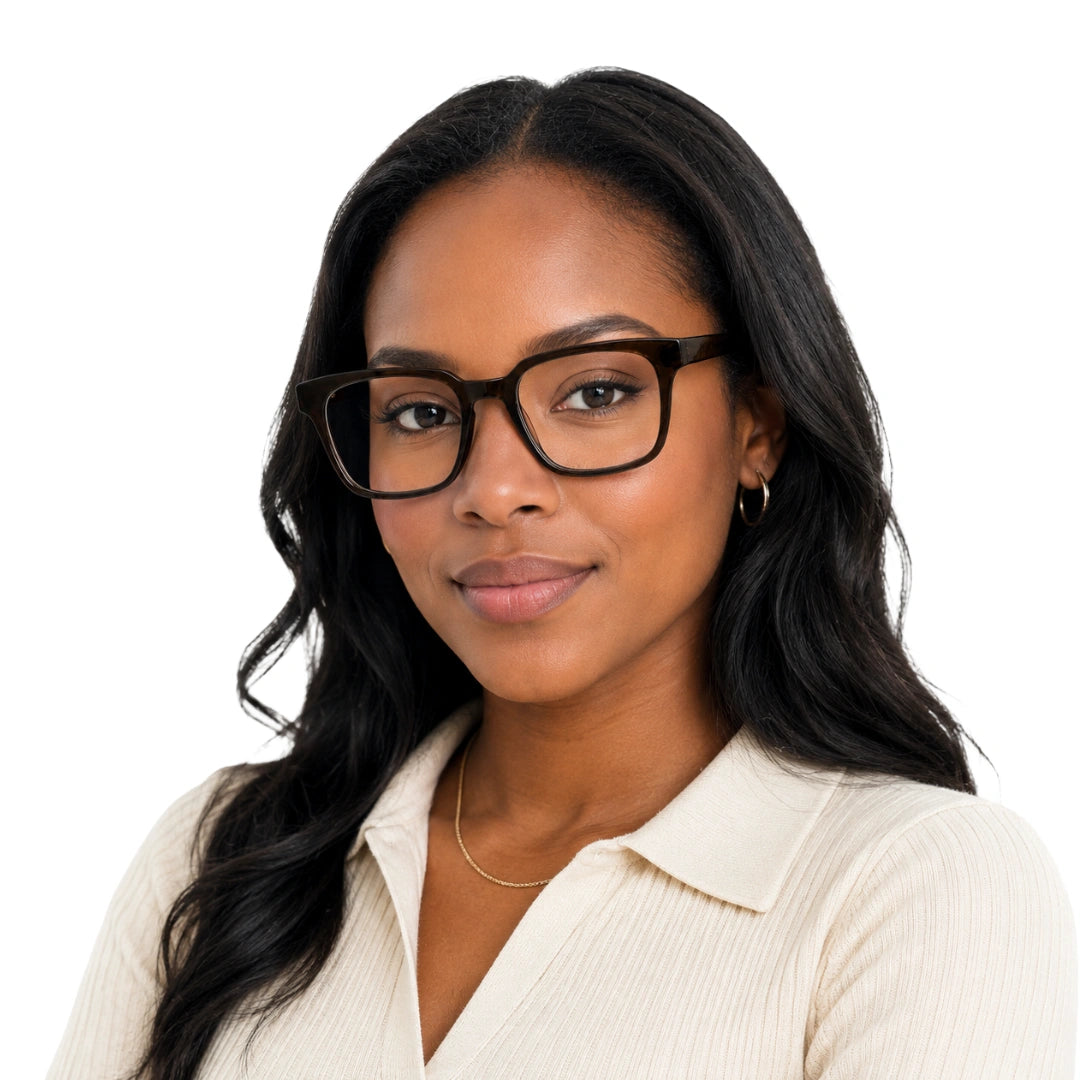 Zoe Miller ZMA-9038 | Structured Square Prescription Eyeglasses-zoom-6