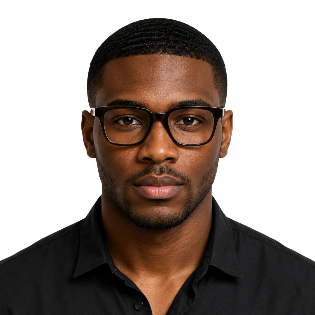 Zoe Miller ZMA-9038 | Structured Square Prescription Eyeglasses-9