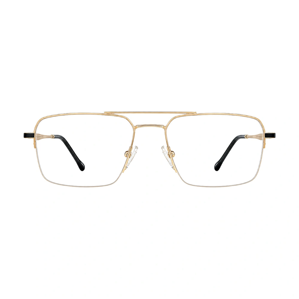 Zoe Miller ELT-9158 | Modern Half-Rim Double Bridge Eyeglasses