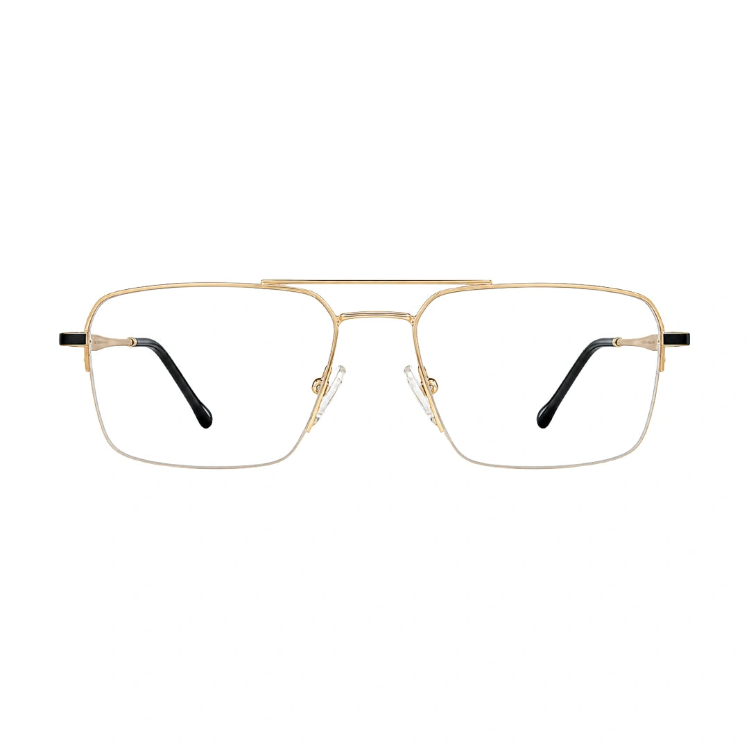 Zoe Miller ELT-9158 | Modern Half-Rim Double Bridge Eyeglasses-zoom-1