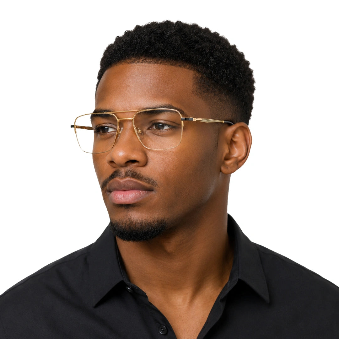 Zoe Miller ELT-9158 | Modern Half-Rim Double Bridge Eyeglasses-9