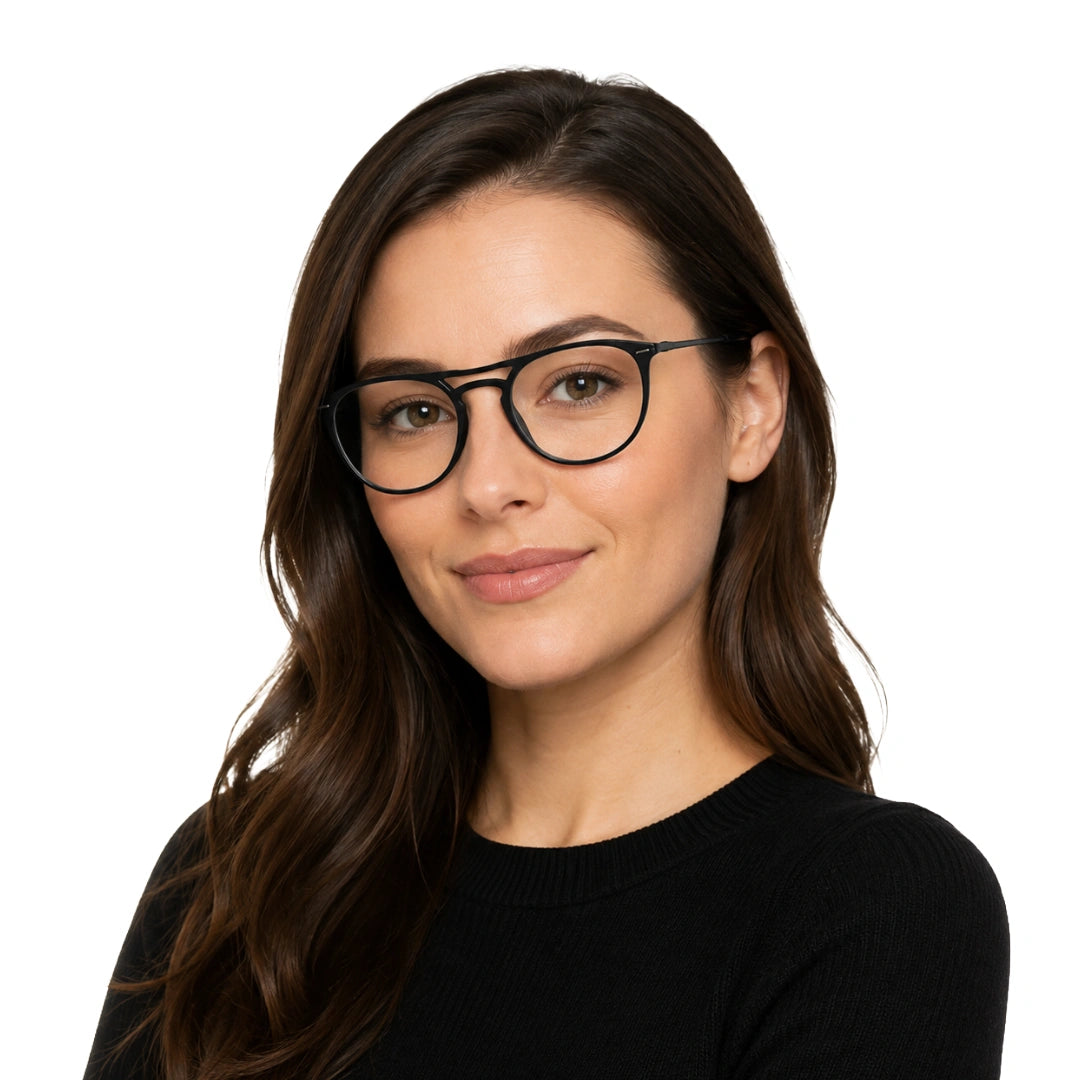 Zoe Miller ZMA-9162 | Full-Rim Round Navigator Optical Frame-6