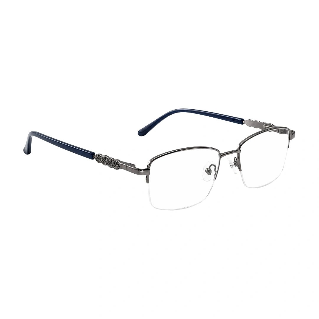 Zoe Miller ZMM 7528 | Crystal Temple Rectangular Optical Frame-zoom-5