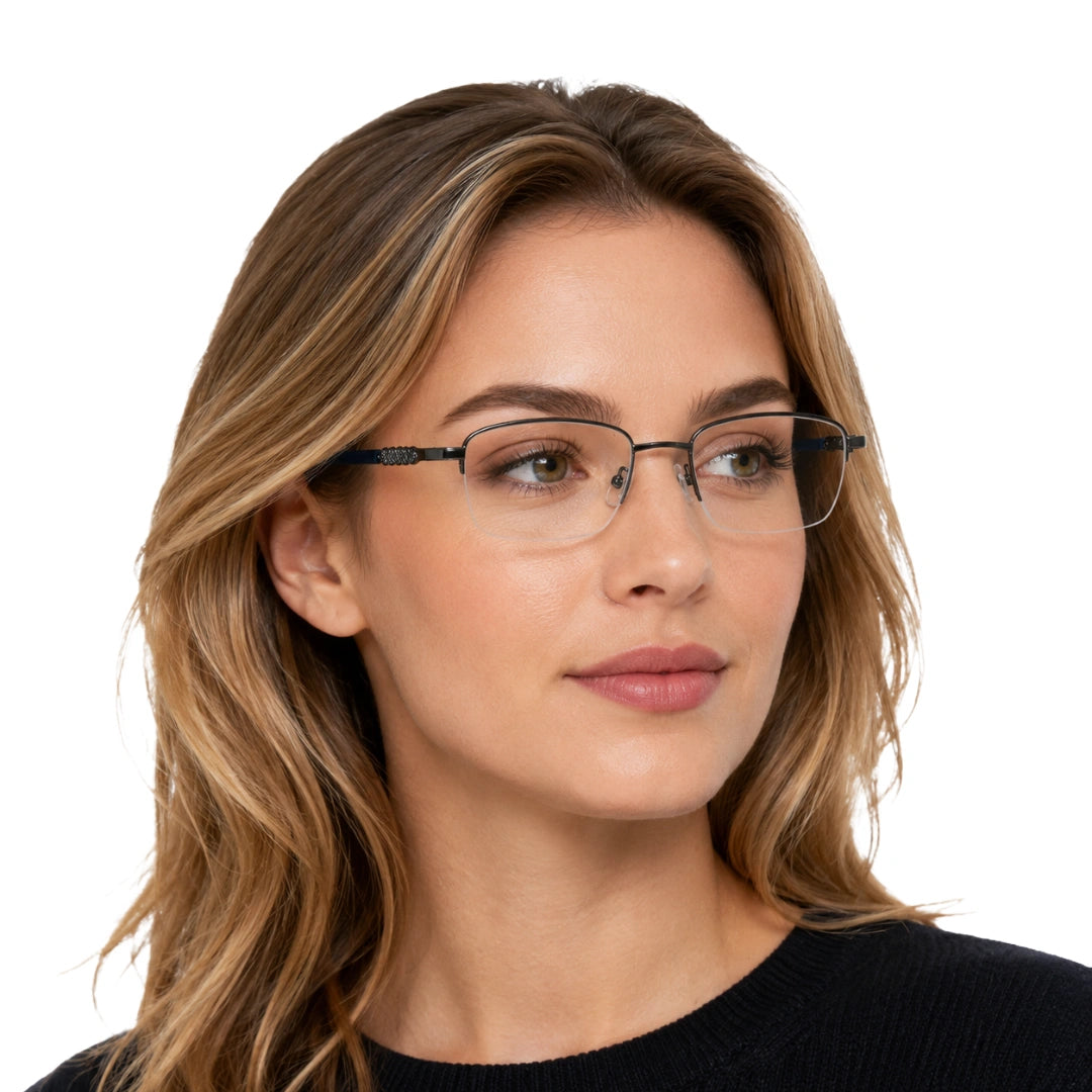 Zoe Miller ZMM 7528 | Crystal Temple Rectangular Optical Frame-8