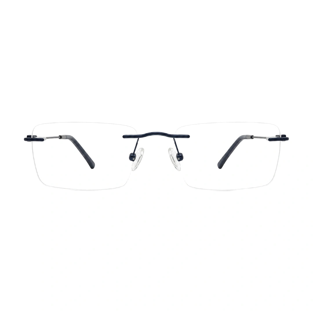 Zoe Miller ZMM7531 | Sleek Rimless Rectangular Eyeglasses-19