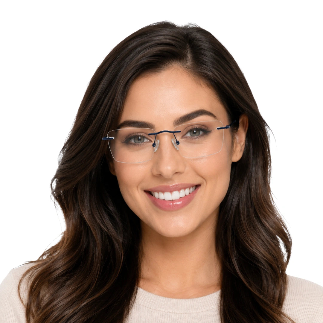 Zoe Miller ZMM7531 | Sleek Rimless Rectangular Eyeglasses-zoom-24