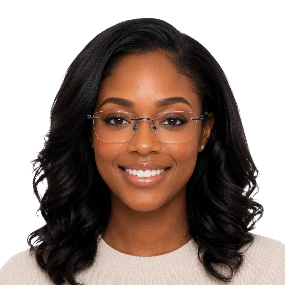Zoe Miller ZMM7531 | Sleek Rimless Rectangular Eyeglasses-zoom-26