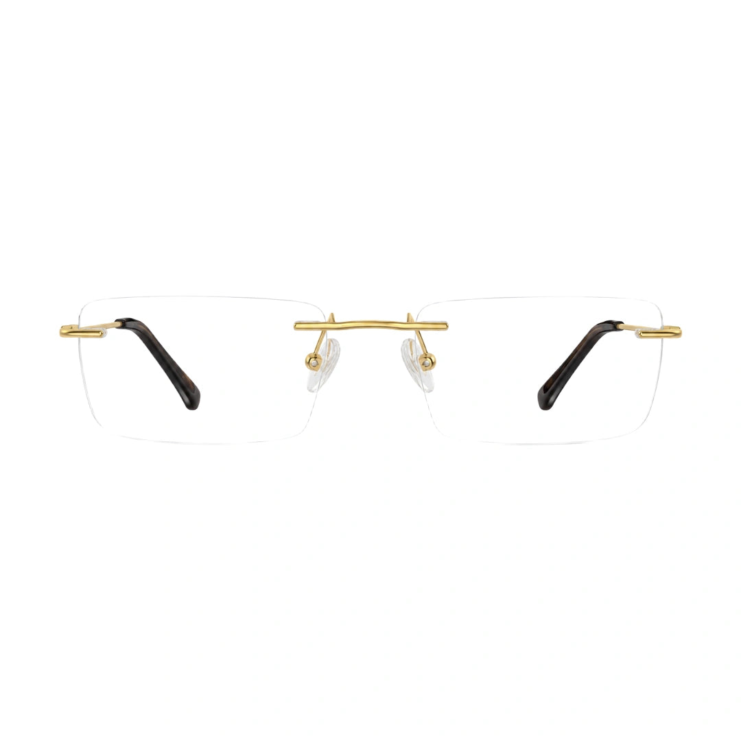 Zoe Miller ZMM7531 | Sleek Rimless Rectangular Eyeglasses-1