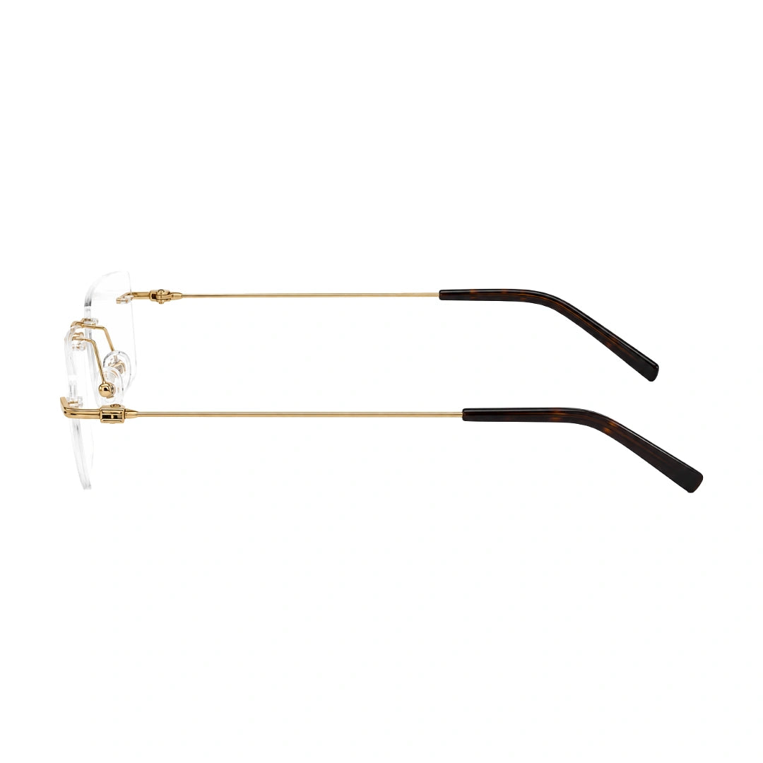 Zoe Miller ZMM7531 | Sleek Rimless Rectangular Eyeglasses-3