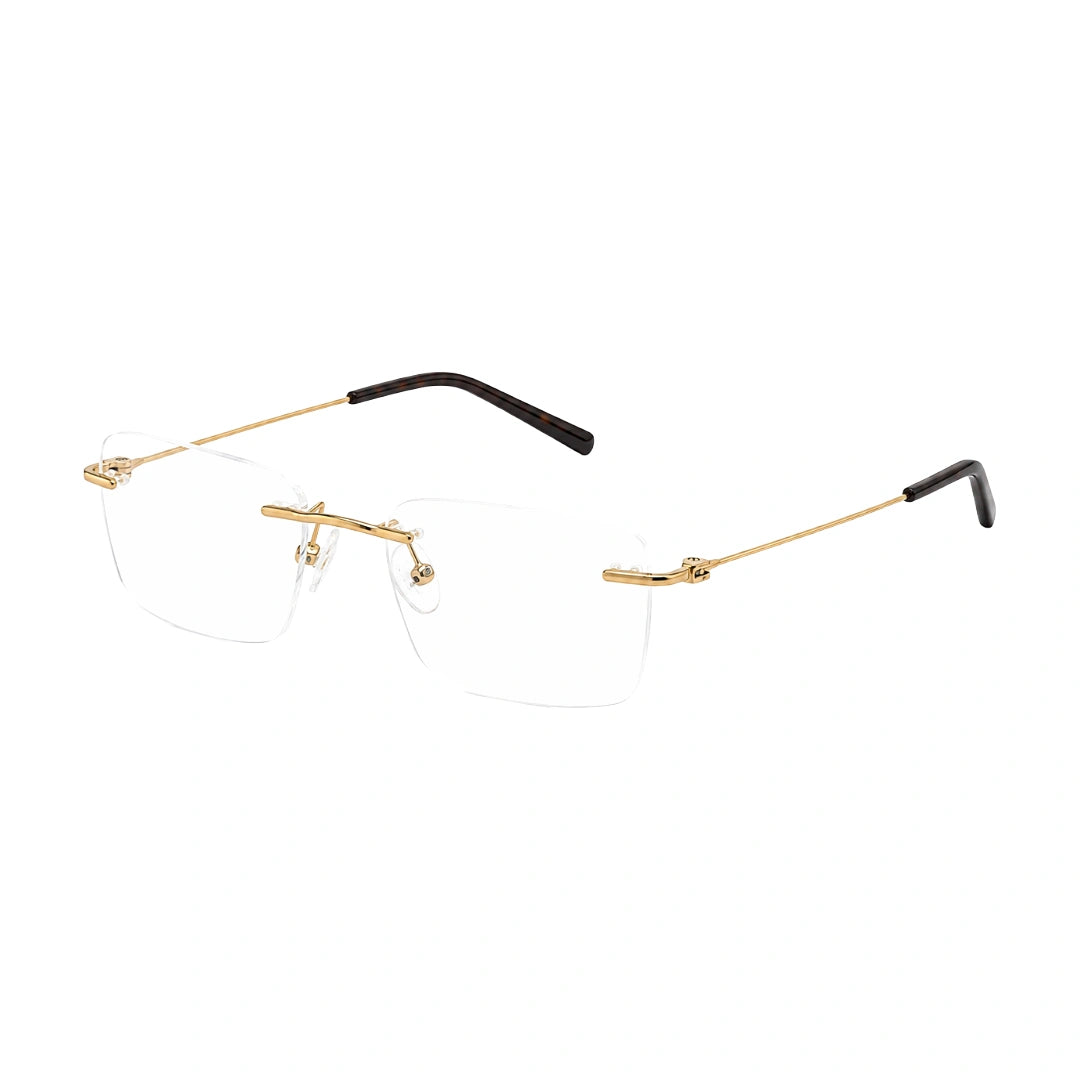 Zoe Miller ZMM7531 | Sleek Rimless Rectangular Eyeglasses-2