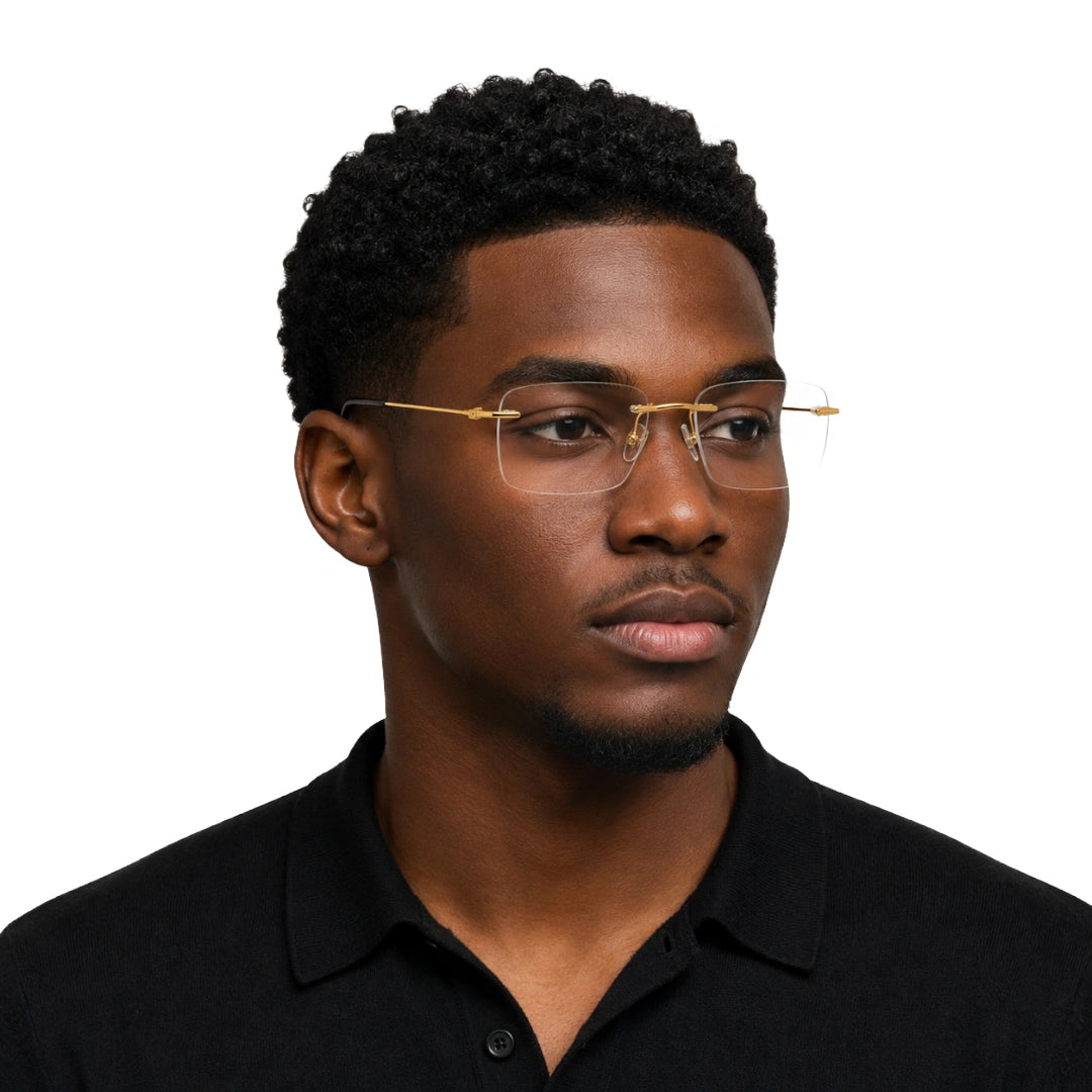 Zoe Miller ZMM7531 | Sleek Rimless Rectangular Eyeglasses-zoom-7
