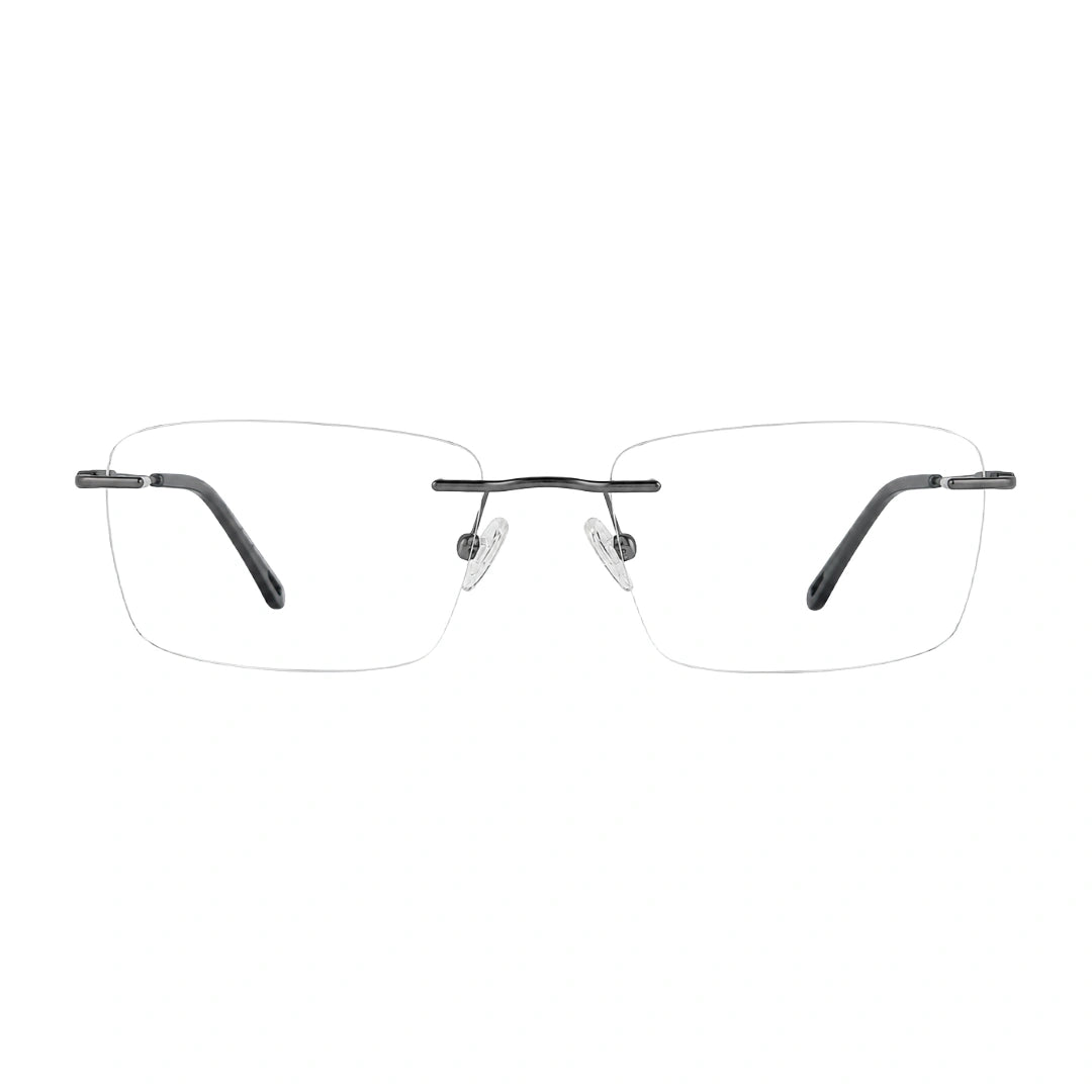 Zoe Miller ZMM7531 | Sleek Rimless Rectangular Eyeglasses-10