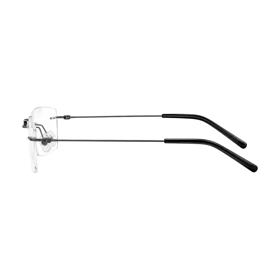 Zoe Miller ZMM7531 | Sleek Rimless Rectangular Eyeglasses-zoom-12