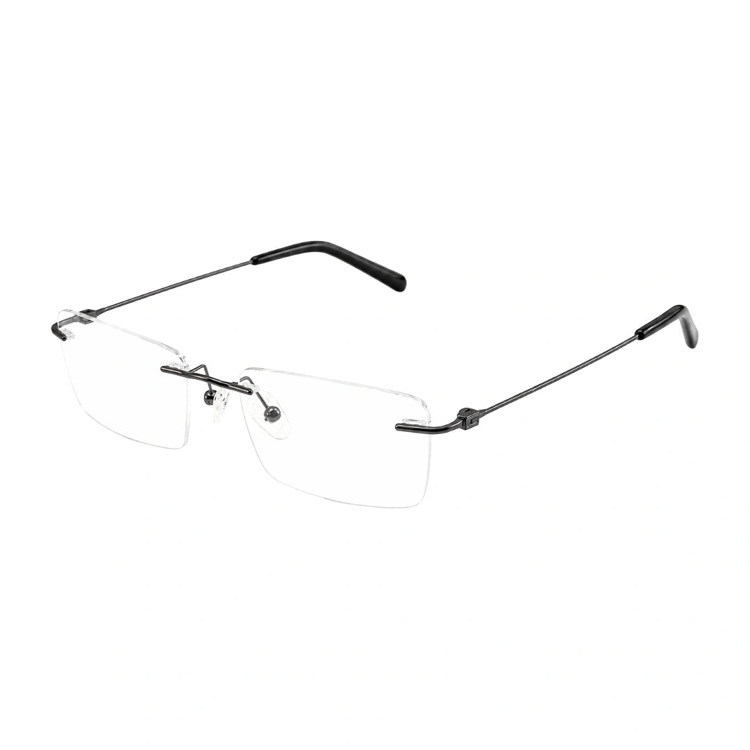 Zoe Miller ZMM7531 | Sleek Rimless Rectangular Eyeglasses-zoom-11
