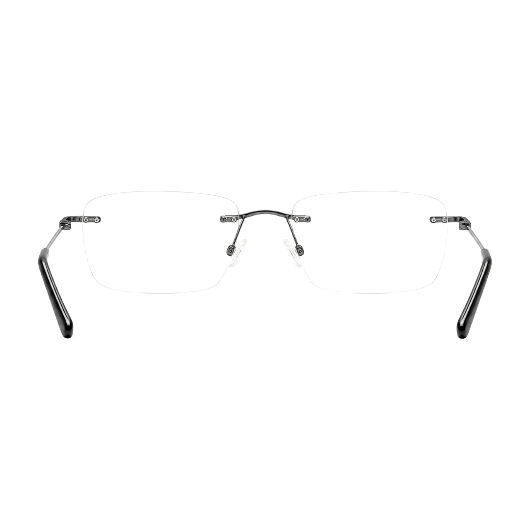 Zoe Miller ZMM7531 | Sleek Rimless Rectangular Eyeglasses-zoom-13