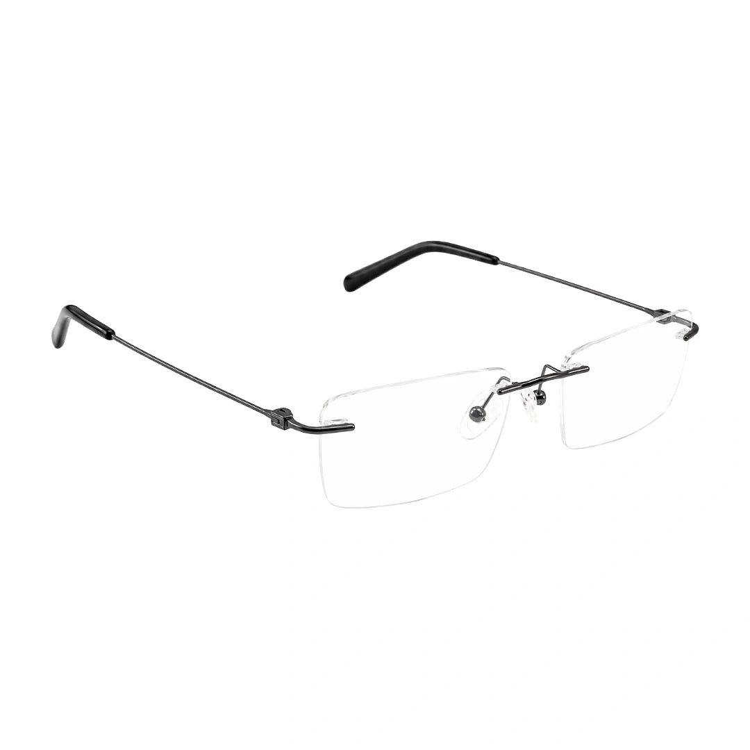 Zoe Miller ZMM7531 | Sleek Rimless Rectangular Eyeglasses-14