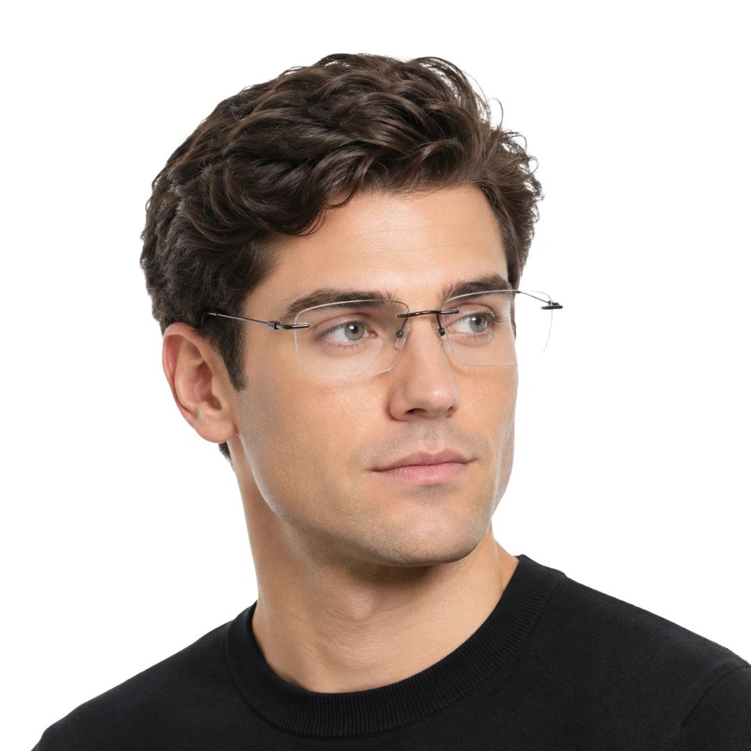 Zoe Miller ZMM7531 | Sleek Rimless Rectangular Eyeglasses-zoom-16