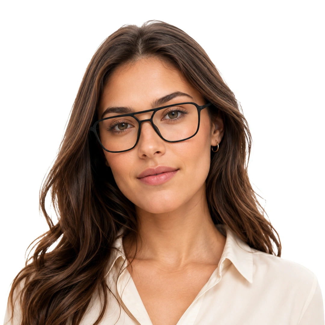 Zoe Miller ZMM-9071 | Statement Double Brow Bar Eyeglasses-8