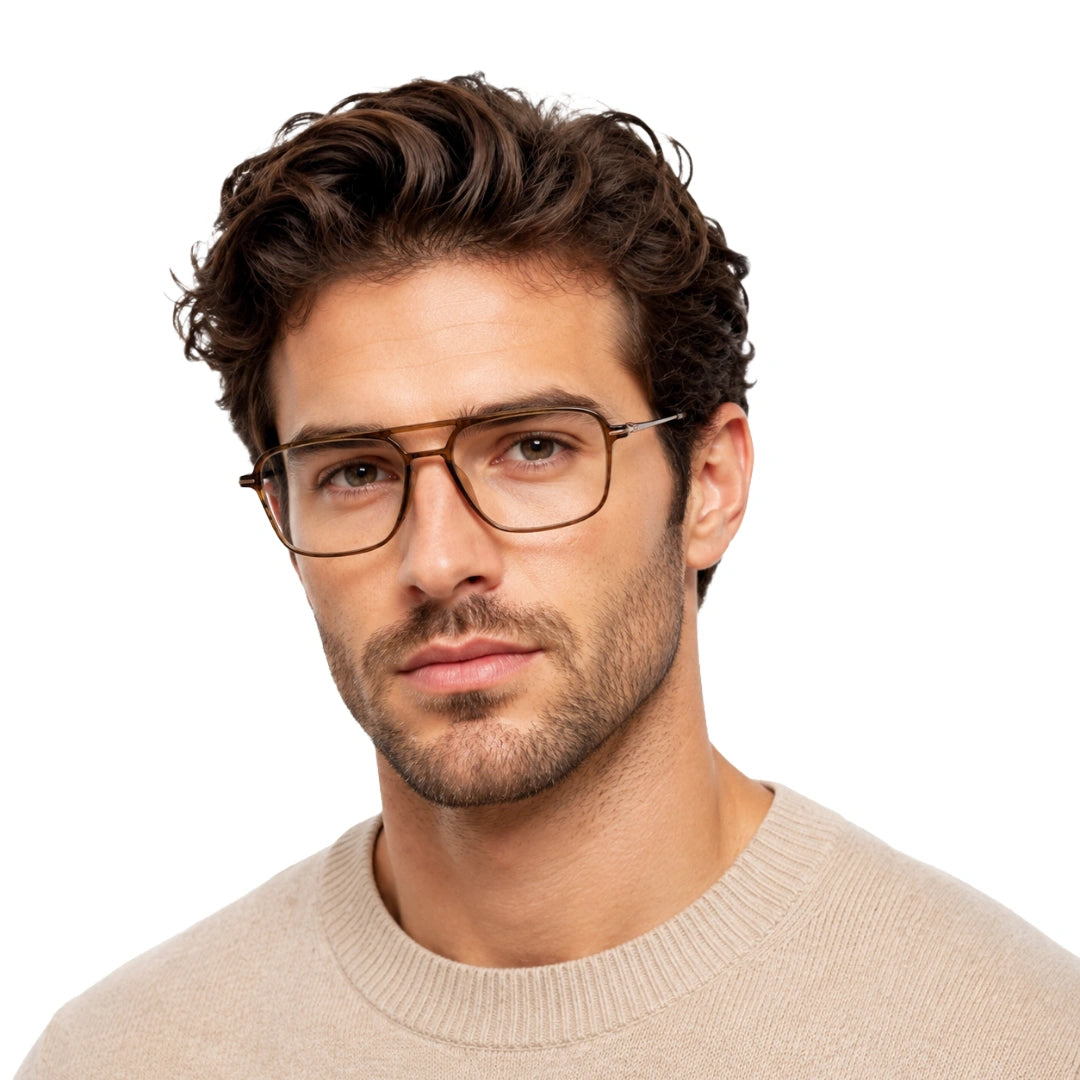 Zoe Miller ZMM-9128 | Classic Double Brow Bar Eyeglasses-zoom-7
