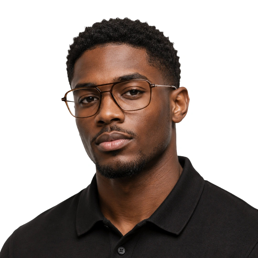 Zoe Miller ZMM-9128 | Classic Double Brow Bar Eyeglasses-zoom-9