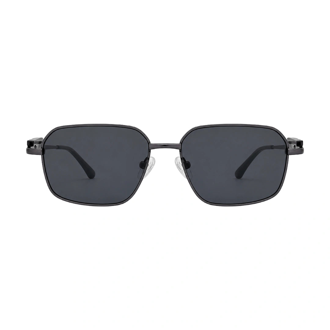 Zoe Miller ZMS-6014 | Geometric Rectangular Metal Sunglasses-19