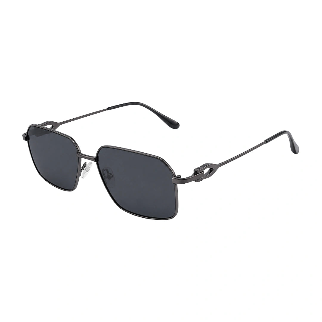 Zoe Miller ZMS-6014 | Geometric Rectangular Metal Sunglasses-21