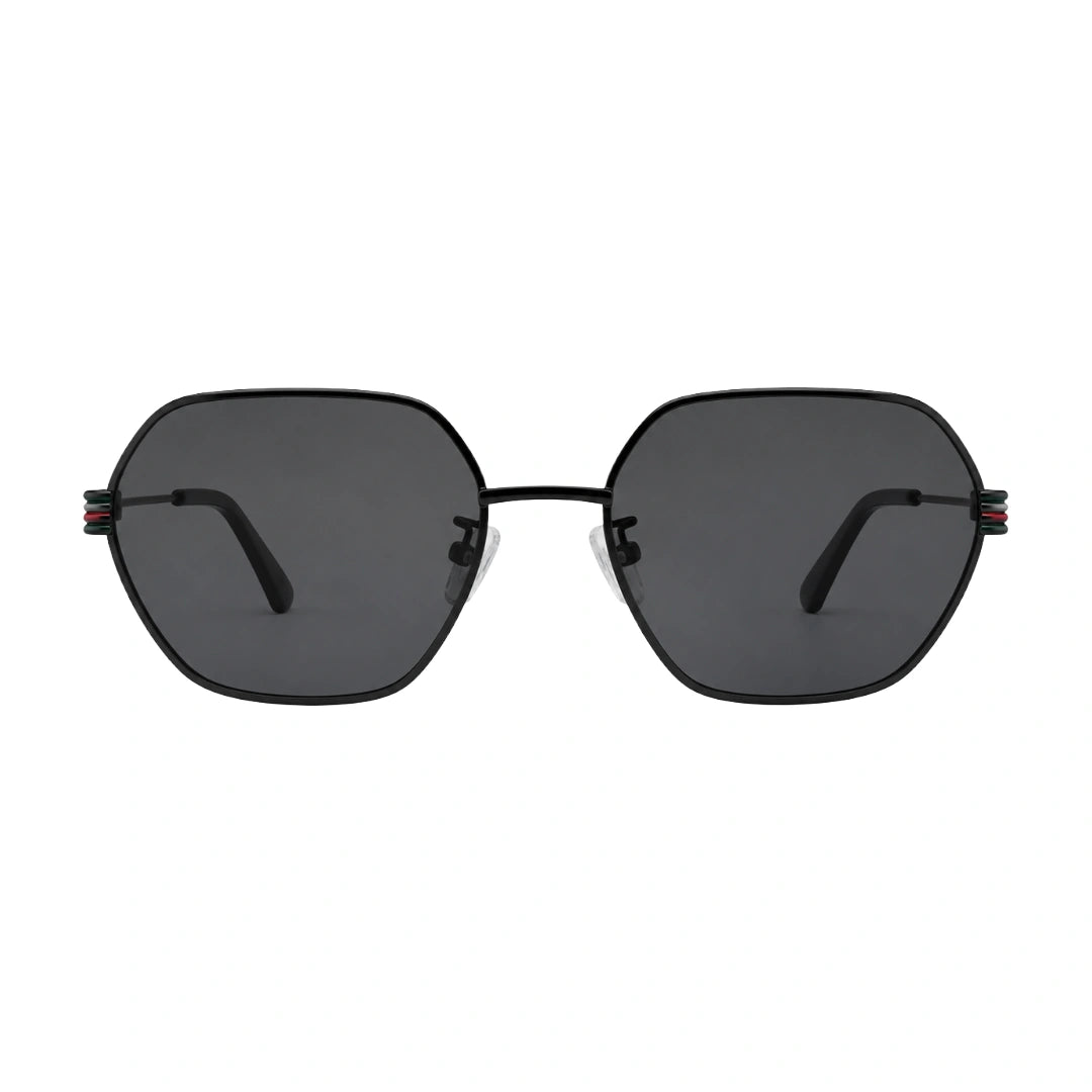 Zoe Miller ZMS6018 | Geometric Metal Sunglasses | Hexagonal Frame-zoom-10