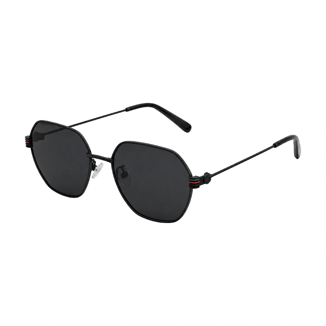 Zoe Miller ZMS6018 | Geometric Metal Sunglasses | Hexagonal Frame-11