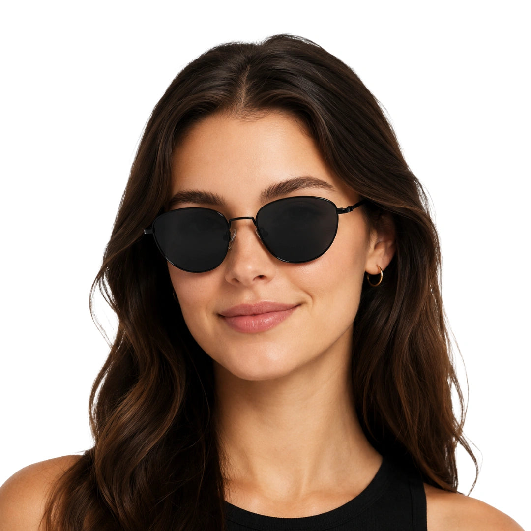 Zoe Miller ZMS6023 | Minimal Luxe Oval Sunglasses-8