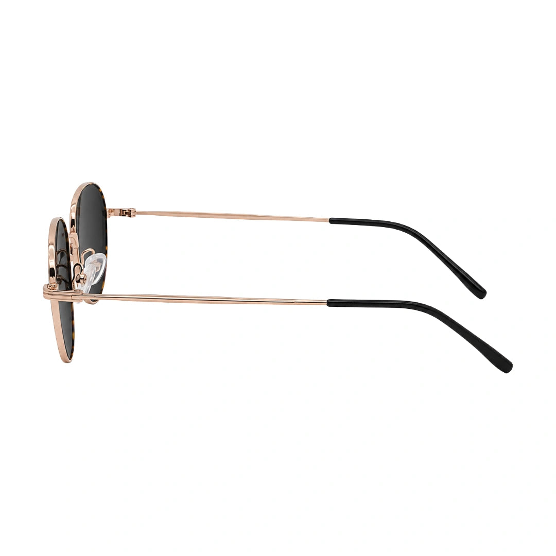 Zoe Miller ZMS6023 | Minimal Luxe Oval Sunglasses-12