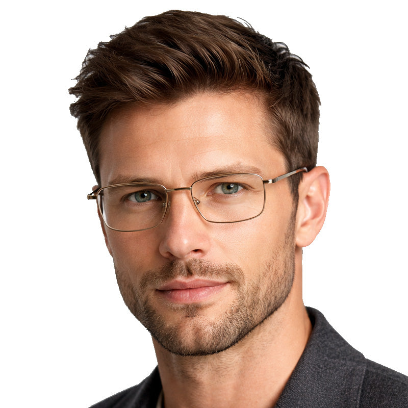 Modern Rectangular Eyeglasses – ACL Genre-zoom-6