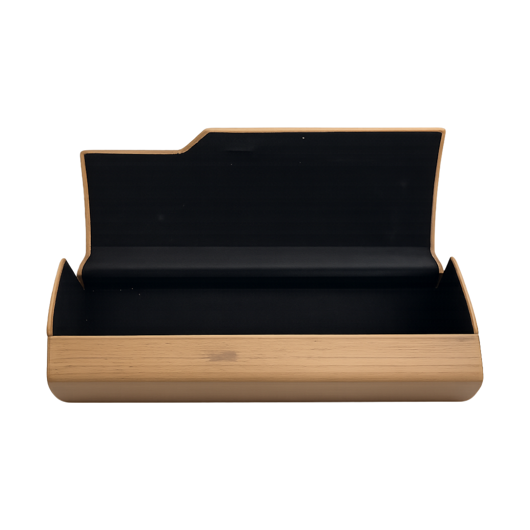 Lensmake Wooden Glasses Case - Brown-zoom-2
